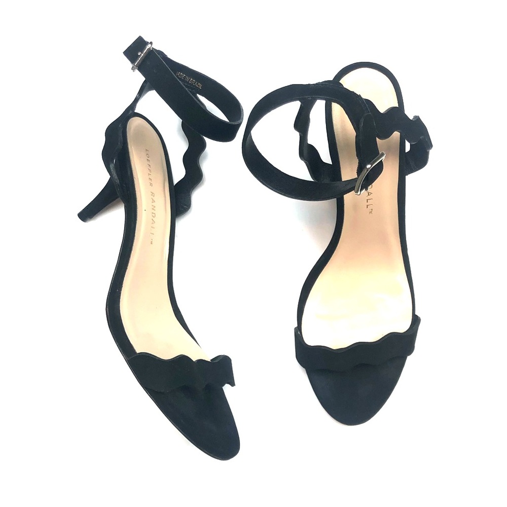 Loeffler Randall Reina Scalloped Heels-  size up by 1/2 size. They run small.